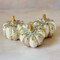 Capiz Ivory Jeweled Pumpkin | Mini | Set of 3 - Final sale / Non-returnable and Non-refundable
